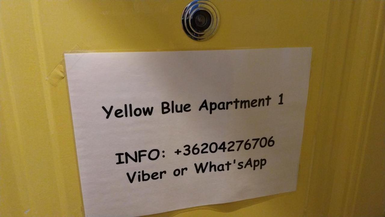 Yellow Blue Apartment Budapest Eksteriør billede