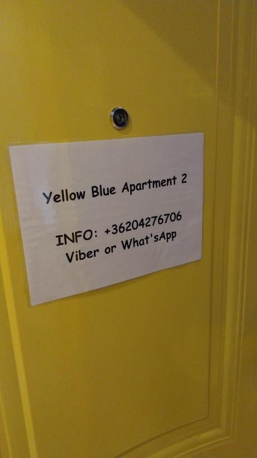 Yellow Blue Apartment Budapest Eksteriør billede